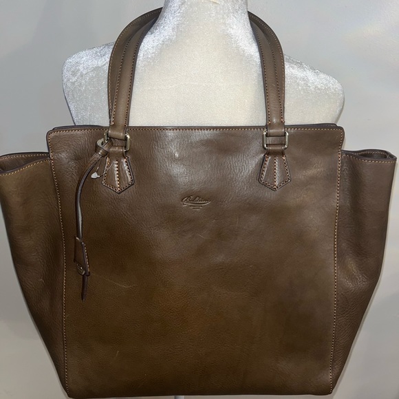 Boldrini Selleria Tundra Tote Bad Large Italian Leather - Picture 1 of 8